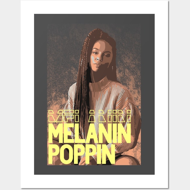 Melanin Poppin Wall Art by MAGE